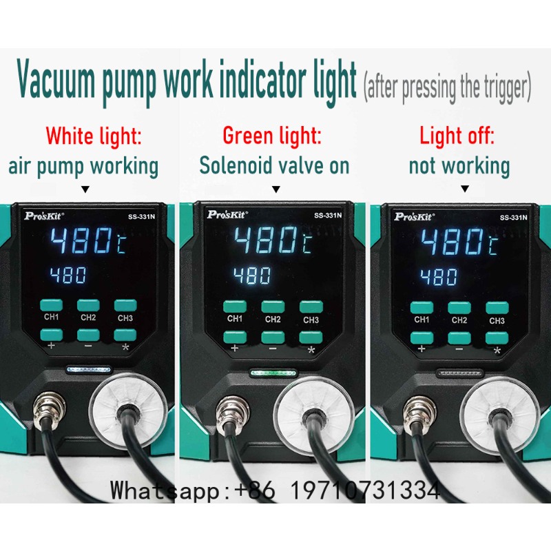 SS-331N Digital Electric Desol - Desoldering Pump Electric Vacuum Station recension och pris